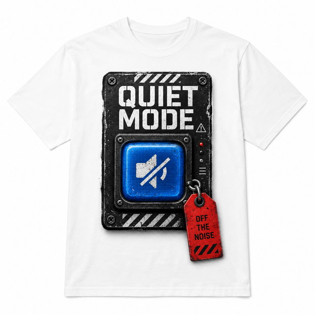 Quiet Mode Cotton T-Shirt