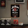Jim Beam Black Whiskey - Metal Tin Signs(8*12Inch/12*16Inch) - Bar