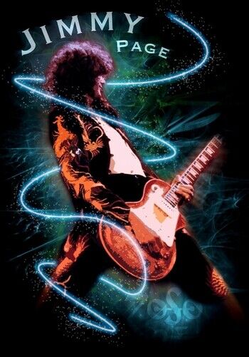 JIMMY PAGE POSTER - LED ZEPPELIN GUITAR GOD - Photo Poster painting QUALITY INSERT -  POST!