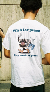 Wish For Peace Play Music Of Peace T-shirt
