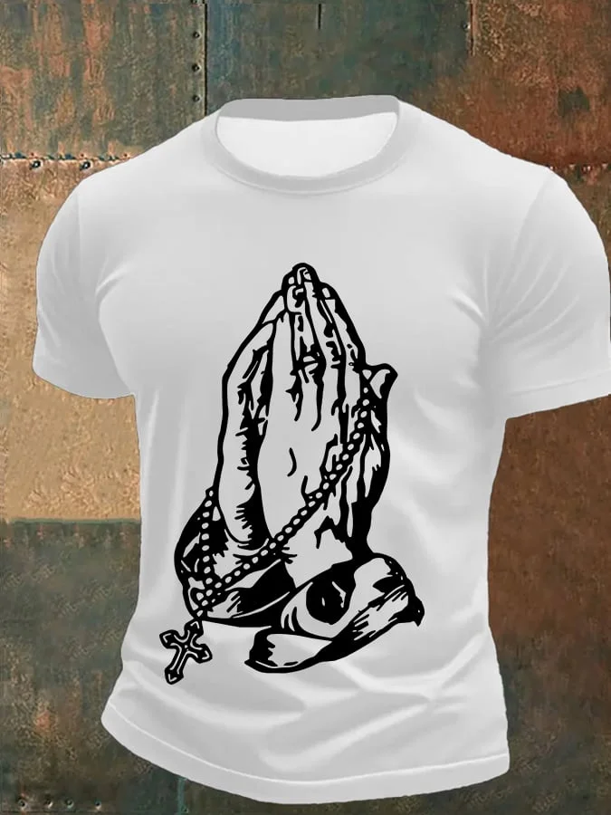 🔥Buy 3 Get 15% Off🔥Men'S Faith Print T-Shirt 