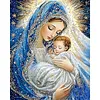 Lady of Religion Full DIY 5D Round Drill Gem Art Diamond Painting Kits 40x50cm for Adults/Beginners Gift Idea Home Decor