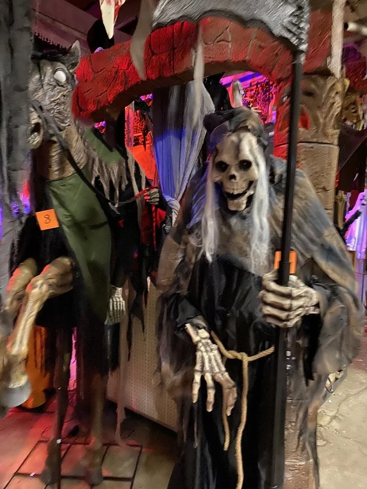 Death's scythe reaps on Halloween 