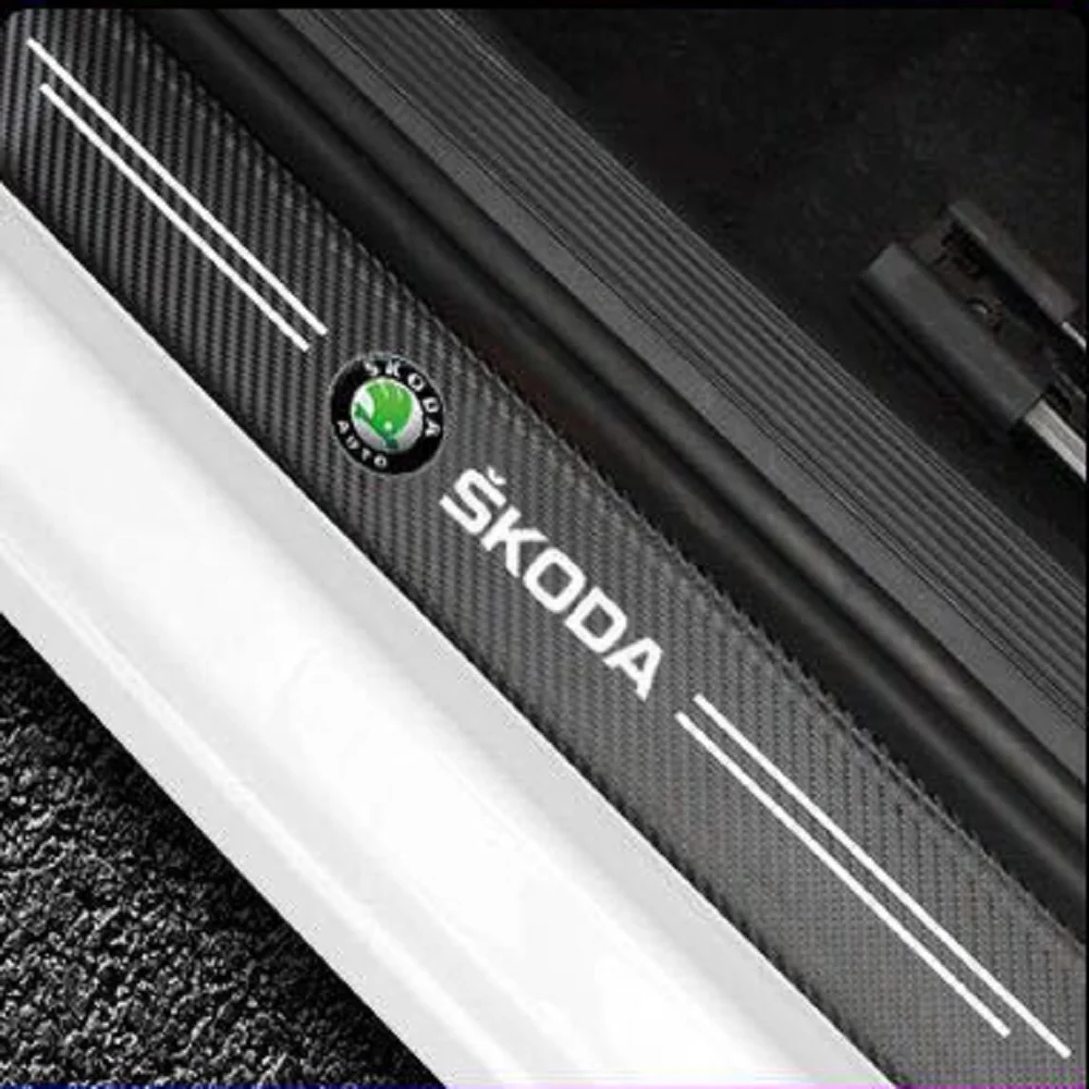 Carbon Fiber Car Threshold Sticker (4PCS)