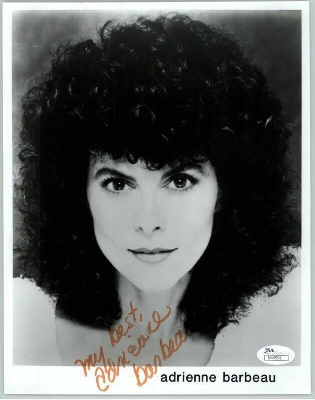 ADRIENNE BARBEAU, ACTRESS SIGNED 8X10 JSA AUTHENTICATED COA #N44591