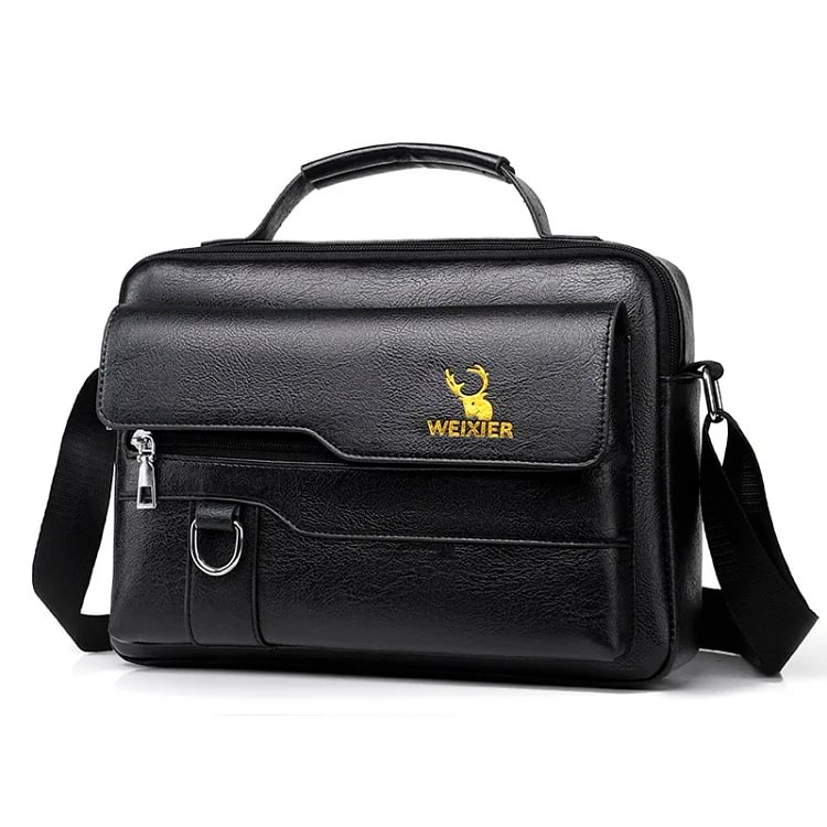 WEIXIER Men's Crossbody Shoulder Bag Multi-function Men Handbag Large Capacity Pu Leather Bag For men messenger bags Tote bag 가방
