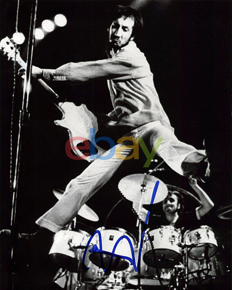 Pete Townshend The Who Autographed 8x10 Photo Poster painting signed reprint