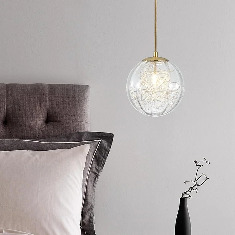 Nordic Artistic Glass Pendant Lighting Globe Pendant Lighting - Appledas