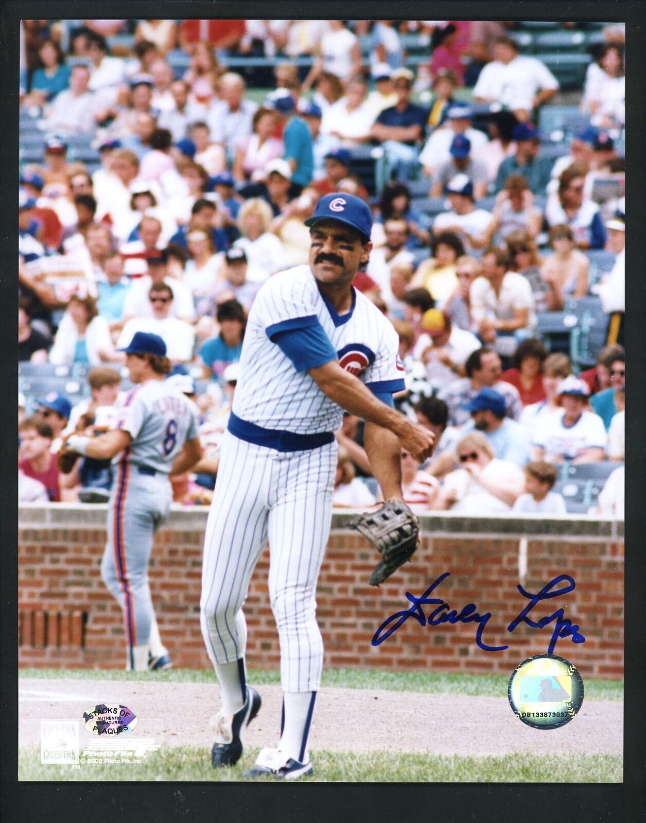 Davey Lopes Signed Autographed 8 X 10 Photo Poster painting with COA stacks of Plaques Cubs