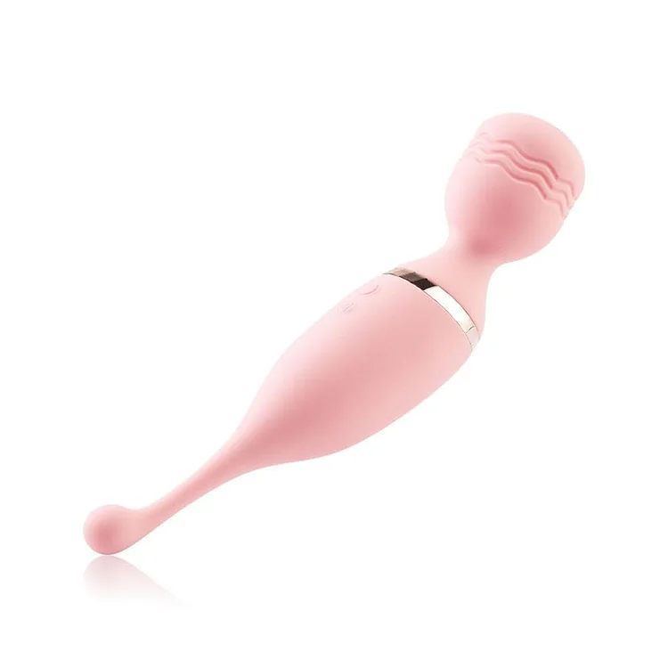 【B3G1F】Double-Headed G-Spot Clitoral 10-Frequency Vibrator in Pink