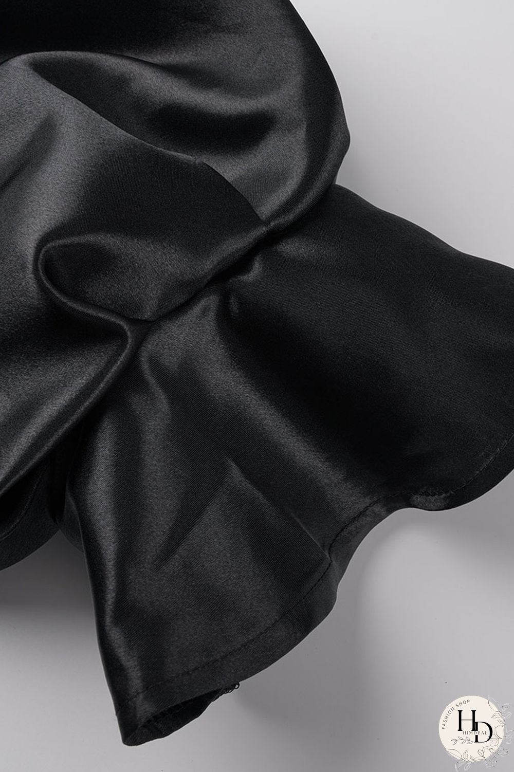 Black Casual Elegant Print Embroidered Split Joint O Neck One Step Skirt Dresses