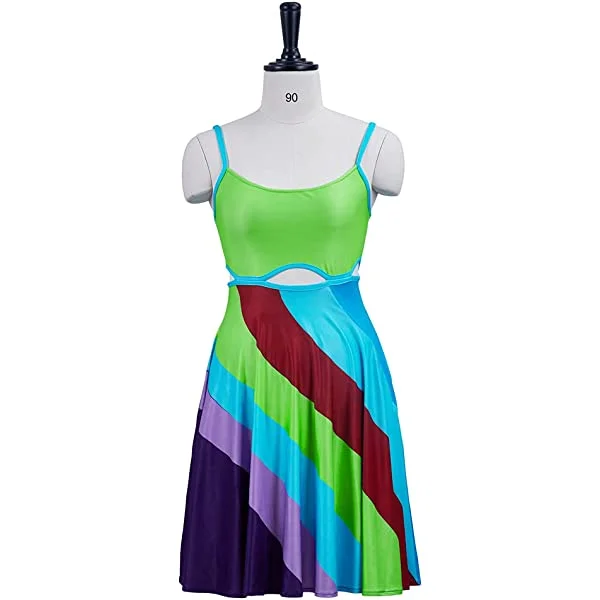 Women's 13 Going On 30 Cosplay Costume Jenna Rink Spaghetti Strap Mini Dress