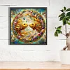 Diamond Painting -DIY Full Square Drill Stained Glass Gold Goldfish(45*45CM)