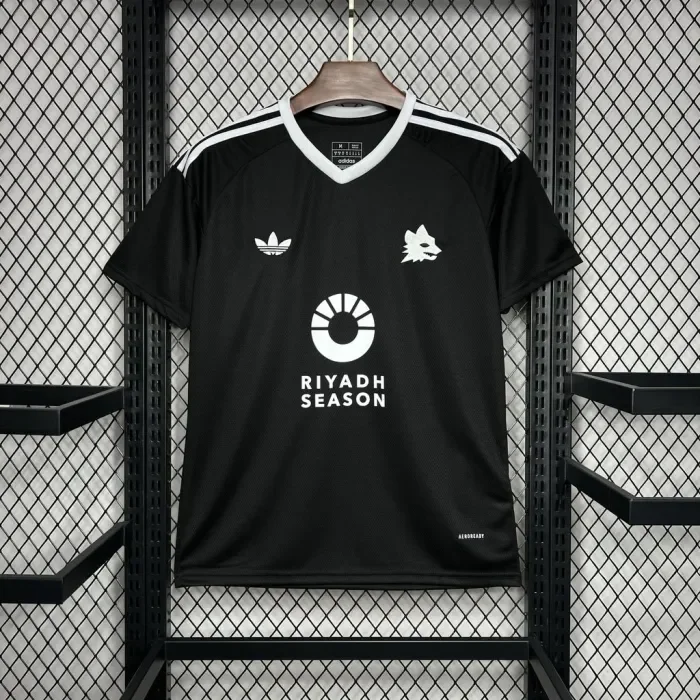 Roma Black 24/25 Football Jersey