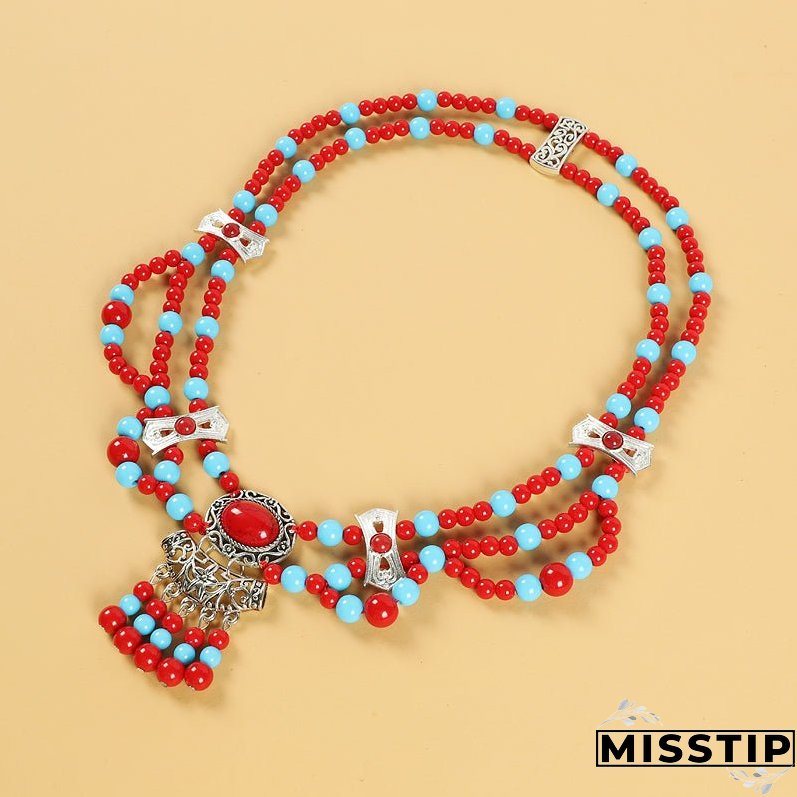 Tibetan style retro ethnic style forehead decoration exotic style forehead chain.headwear