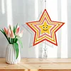 DIY Diamond Painting Double-sided Rotatable Star Hanging Wind Chime Suncatcher Hanging Kit