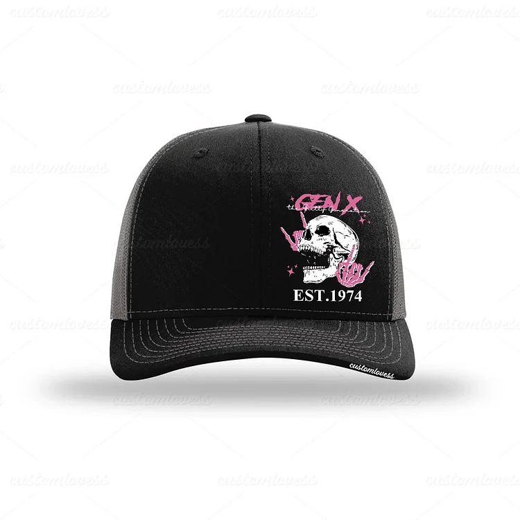 Custom Year Badass Gen X Trucker Hat