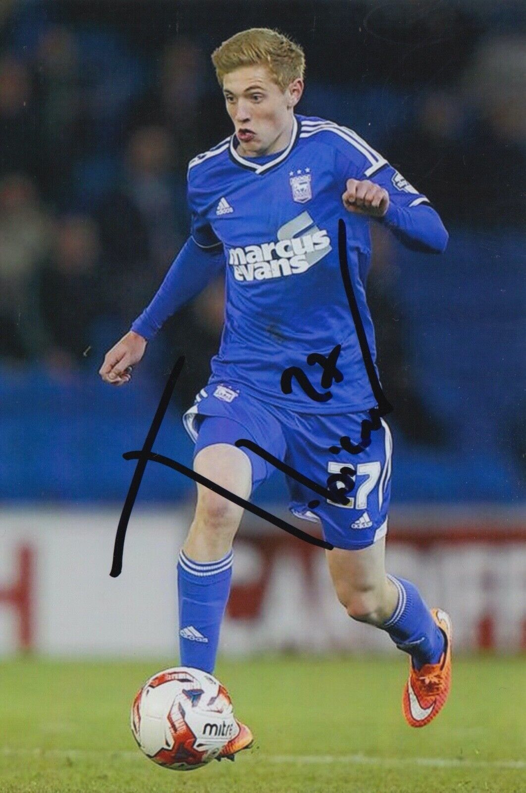 TEDDY BISHOP HAND SIGNED 6X4 Photo Poster painting - FOOTBALL AUTOGRAPH - IPSWICH TOWN 1.