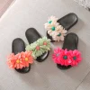 Girl Slippers Three Flowers Fashion Casual Flip Flops Shoes