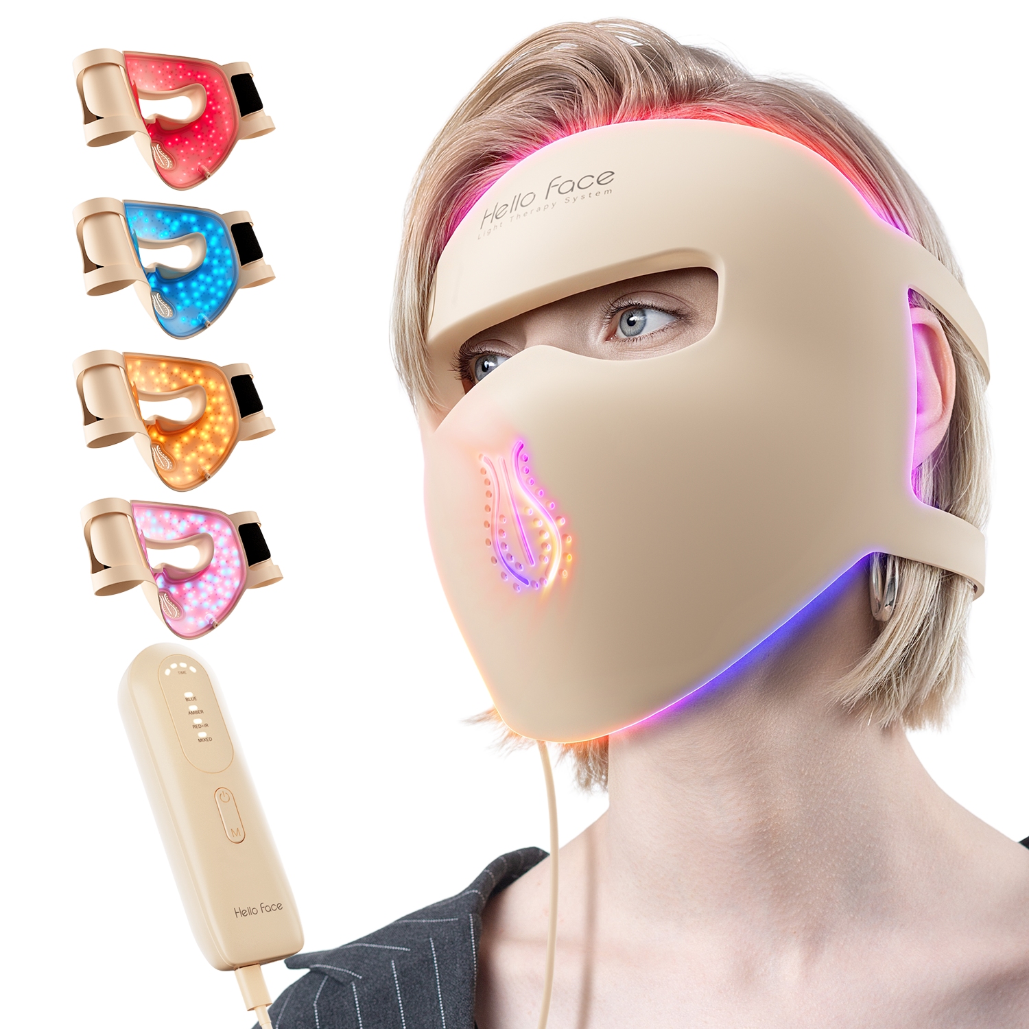 Hello Face 4D Red Light Therapy Mask