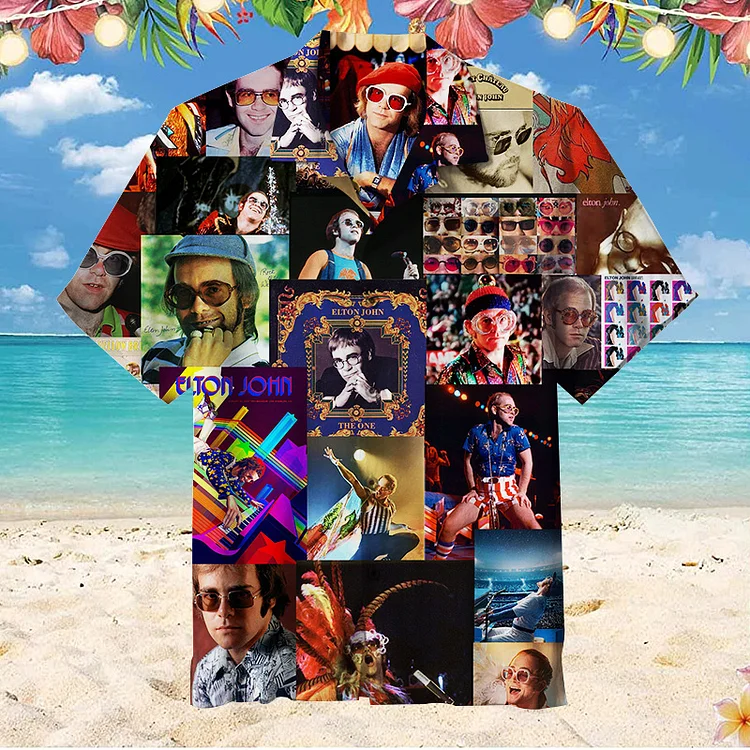 Elton John | Unisex Hawaiian Shirt