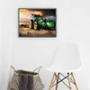 Tracteur - Diamant carré complet - 40x30cm