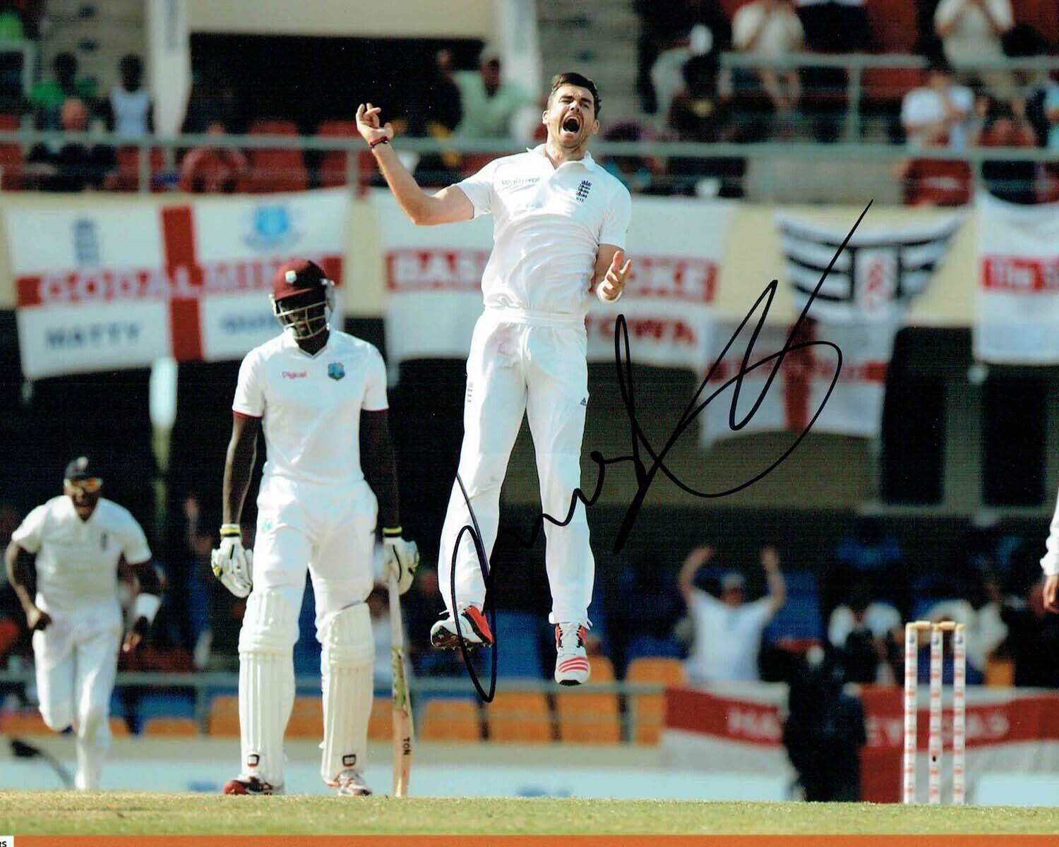 Jimmy ANDERSON 2019 Signed Autograph 10x8 Photo Poster painting 1 AFTAL COA England Cricket