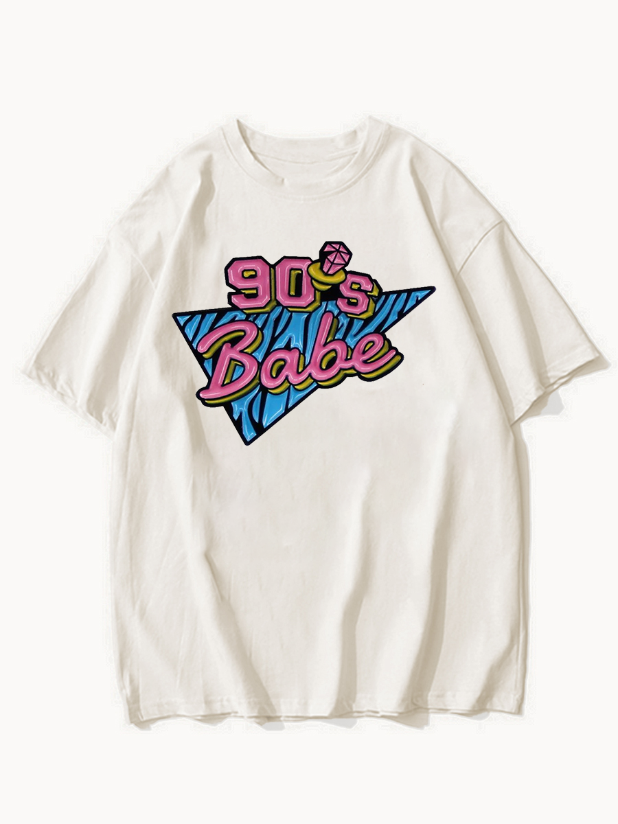 Oversized 90's Barbie Let's Go Party T-shirt ctolen