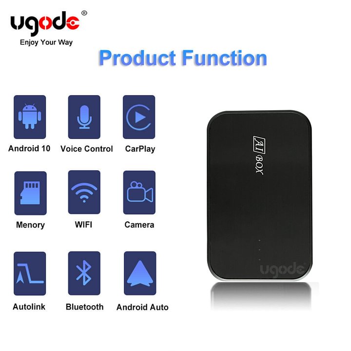 Wireles Apple CarPlay AI Box Android Auto Bluetooh WIFI Adapter Dongle