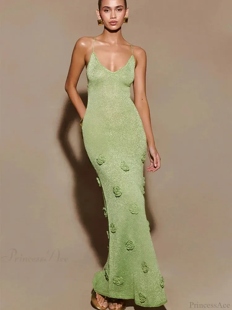 Knitted Spaghetti Vacation Dress