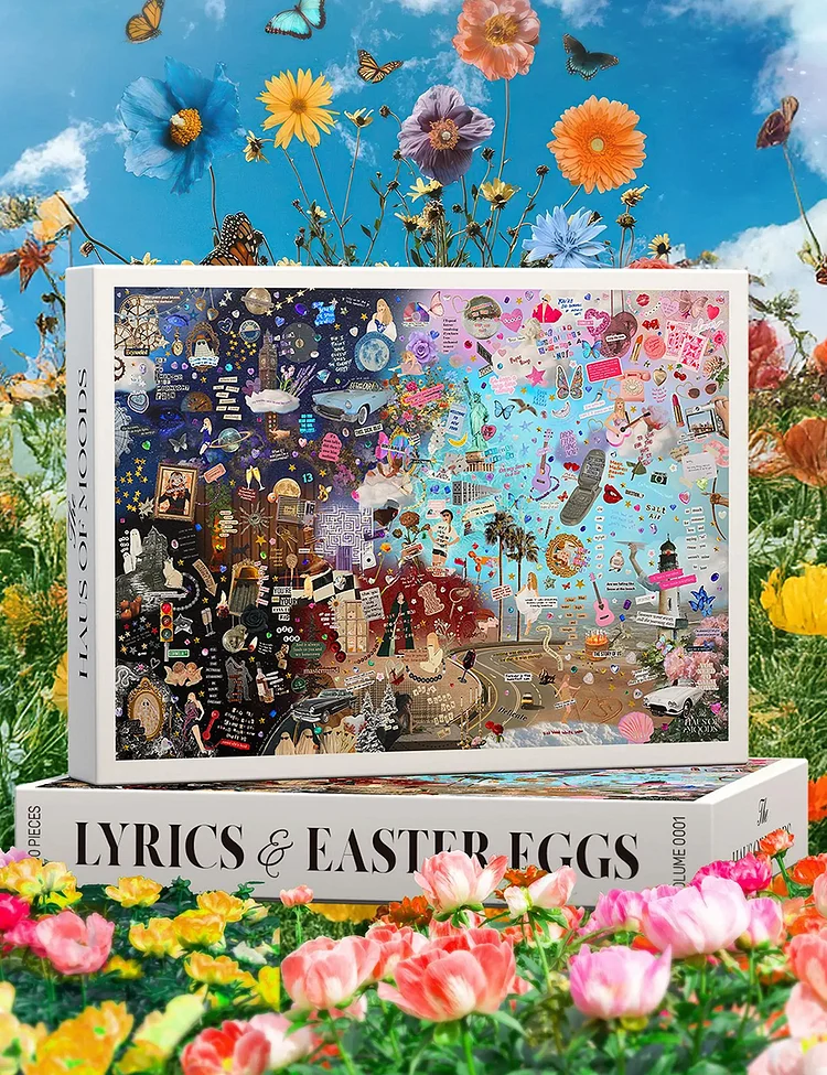Eras Lyrics & Easter Eggs Puzzle (1000, 500) Gift for Eras Fans