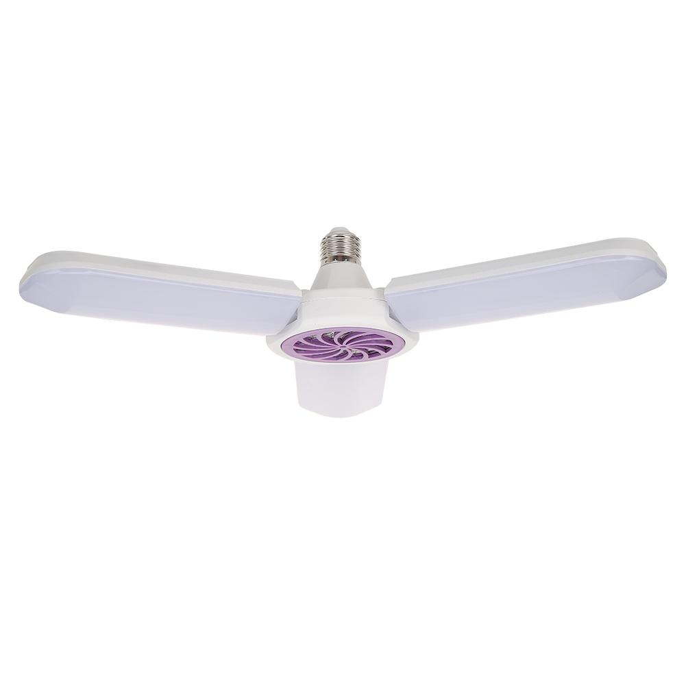 

45W 165-265V E27 LED Bulb Ceiling Fan Mosquito Killer Tri-blade-Night Light, 501 Original