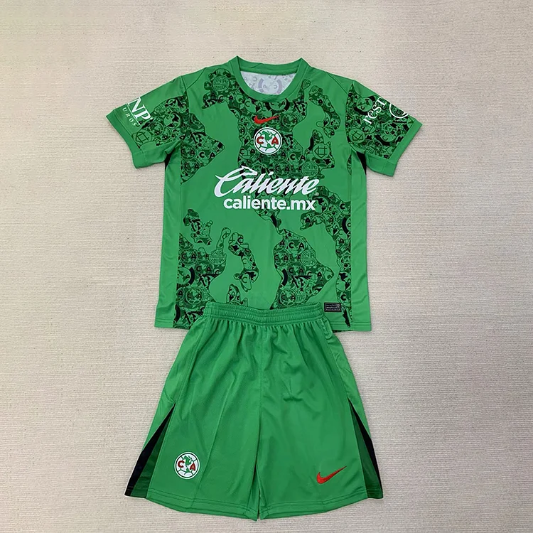 24/25 Mexico America Green Goalkeeper Kids Set