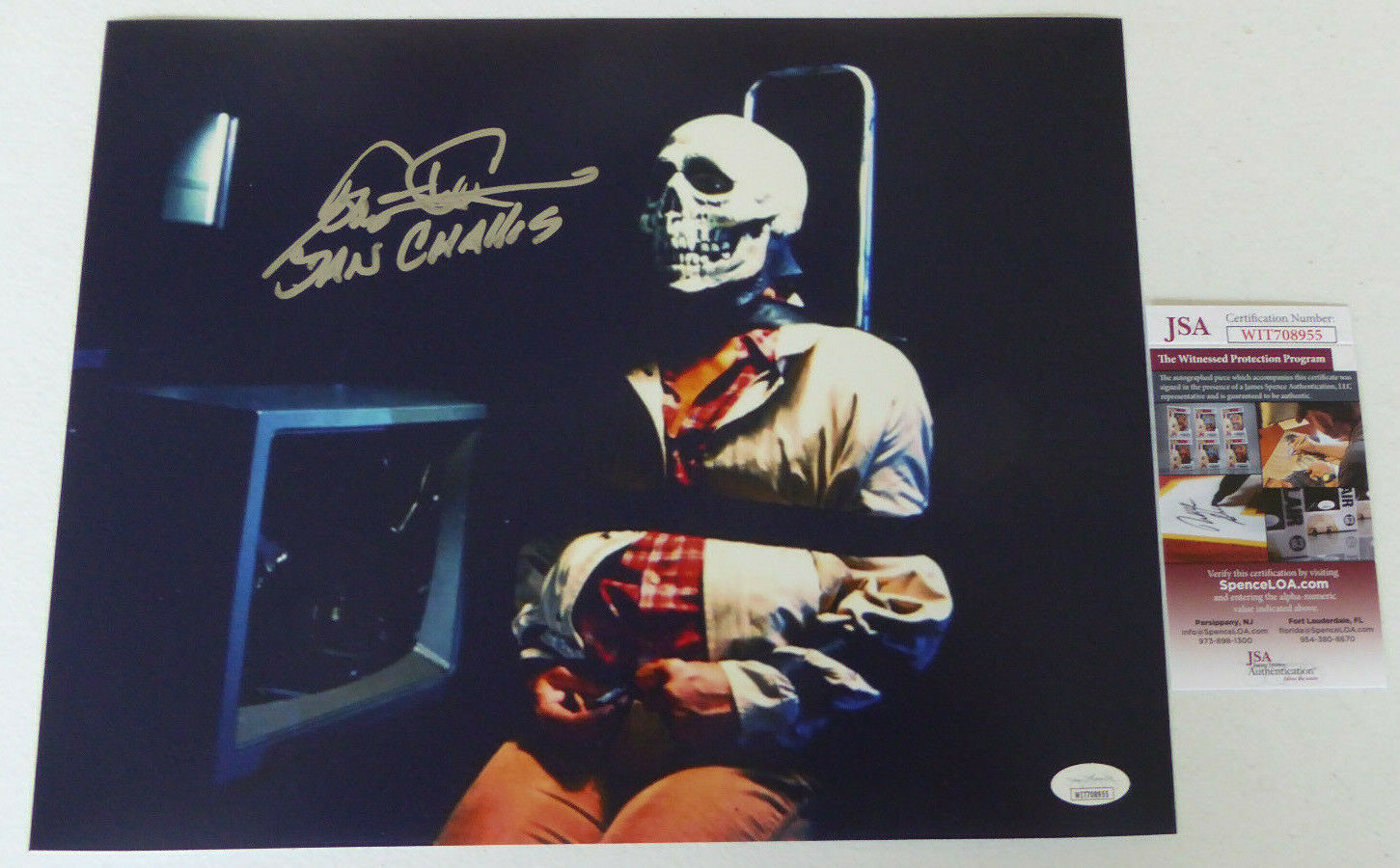 Tom Atkins Signed 11x14 Photo Poster painting Autographed, Halloween 3, Dan Challis, JSA COA