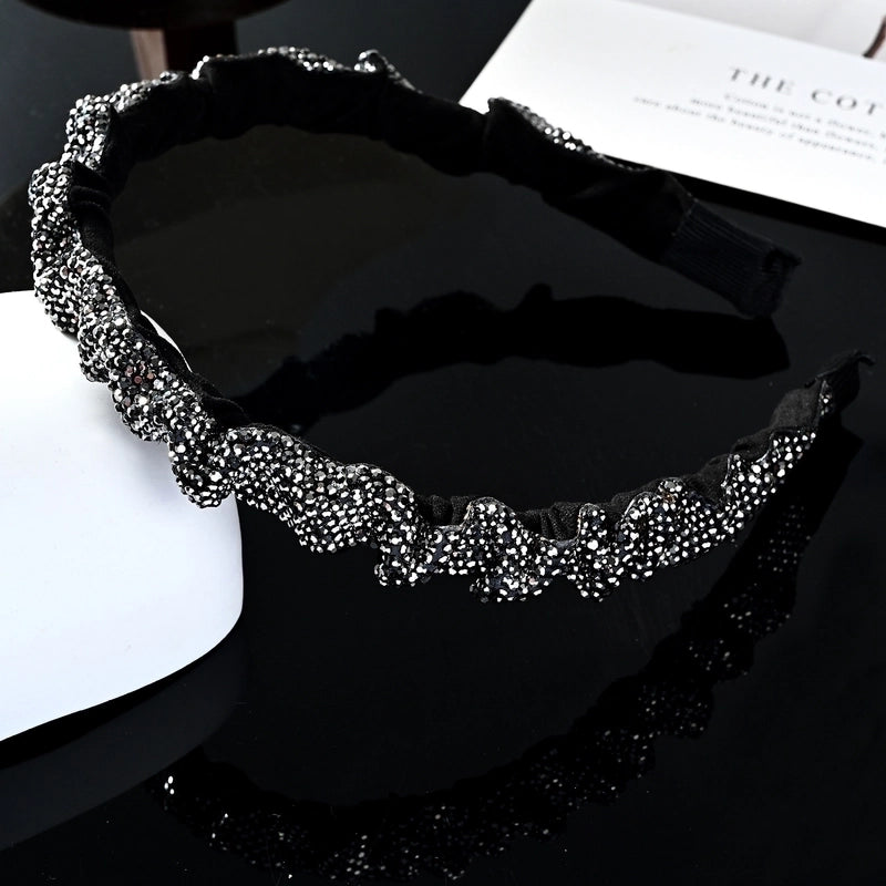 Retro Geometric Rhinestone Hair Band 1 Piece