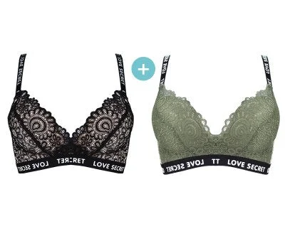 Sexy lace bra push-up bra women's underwear bra 3/4 cup bra fashion underwear soft letter suspenders