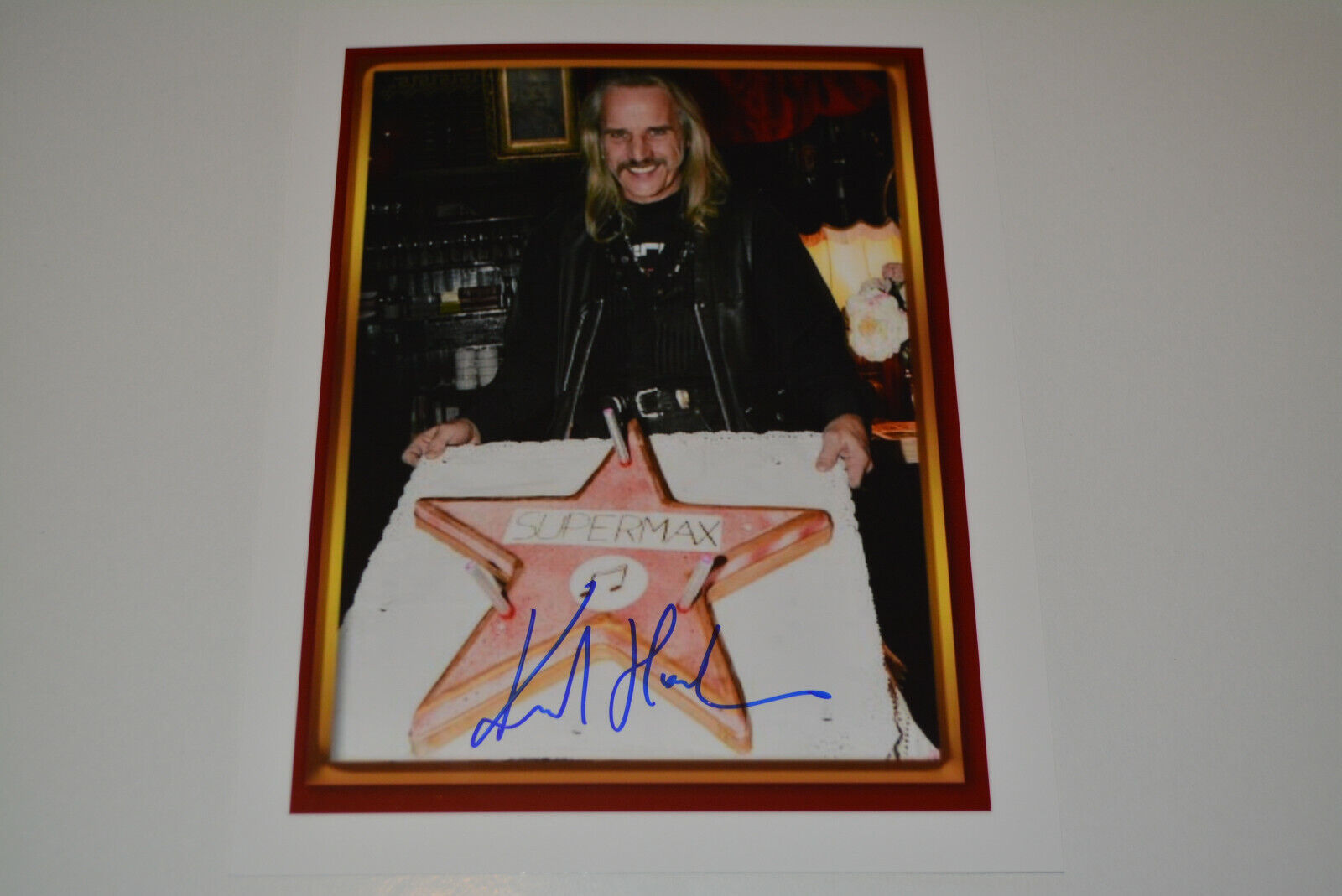 SUPERMAX signed autograph In Person 8x10 (20x25 cm) KURT HAUENSTEIN