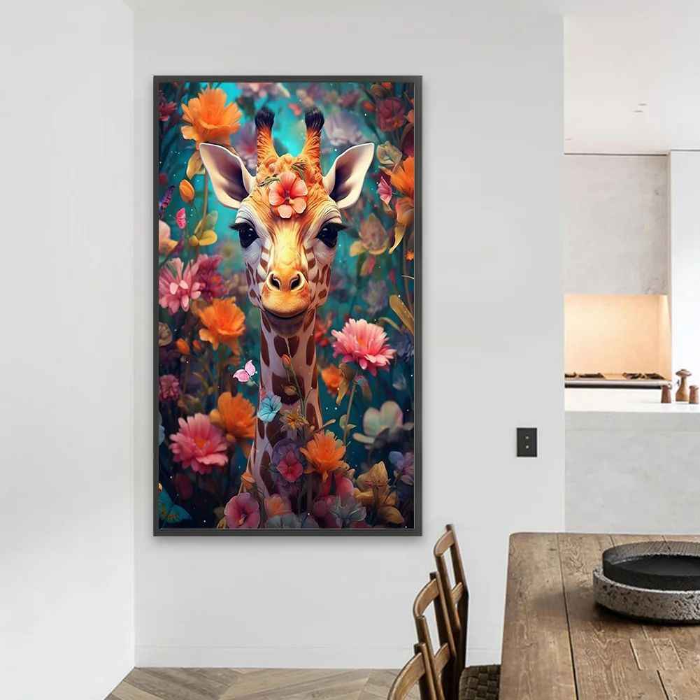 Diamond Painting - Full Square Drill - Giraffe(Canvas|45*75cm)