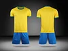 24/25 Season Men's Soccer Jersey Suit Set New Model Designs for Adults and Children Polyester Club Football Wear
