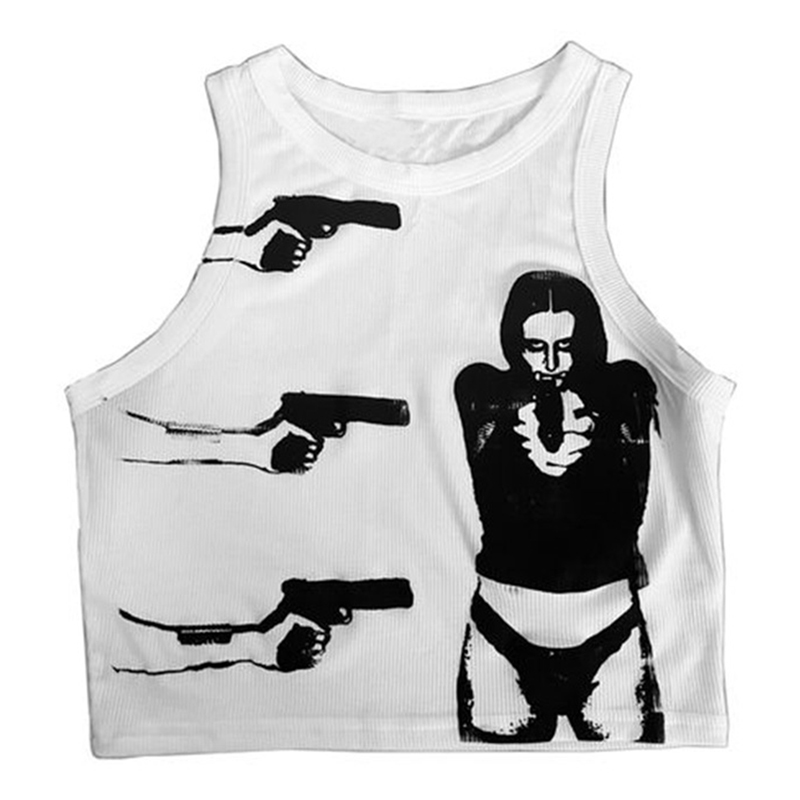 Y2K GUN TANK TOP