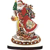 Diamond Painting Wooden Christmas Desktop Ornament Santa