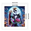 Sally And Jack - 11CT Counted Cross Stitch - 40*40cm - Disney Halloween