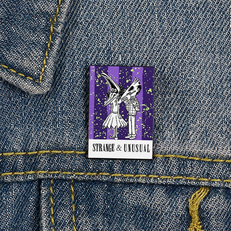 Funny Pin Letter Ghost Alloy Unisex Brooches