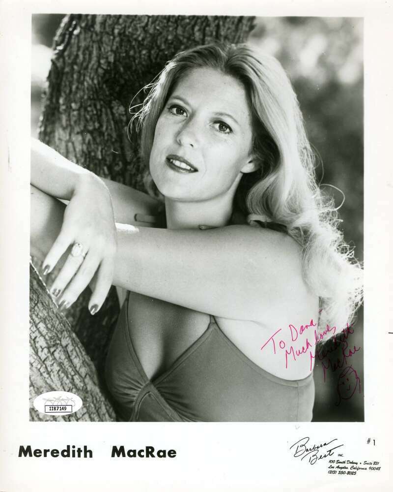 Meredith MaCrae D.00 JSA Coa Signed 8x10 Photo Poster painting Autograph