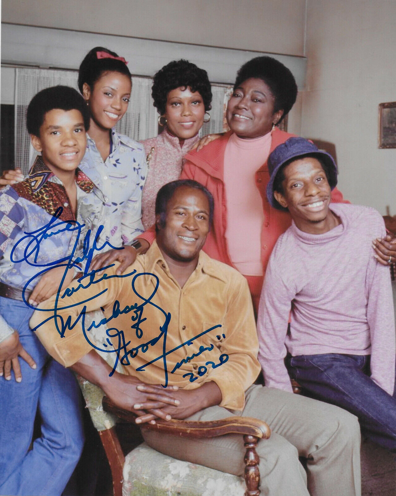 Ralph Carter Good Times Original Autographed 8X10 Photo Poster painting #7