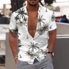 Men's Hawaii Coconut Casual Beach Shirt by Inlyline