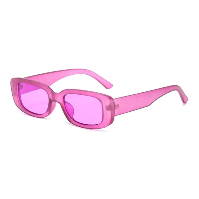 Minimalist Color Block Pc Oval Frame Patchwork Full Frame Women’s Sunglasses