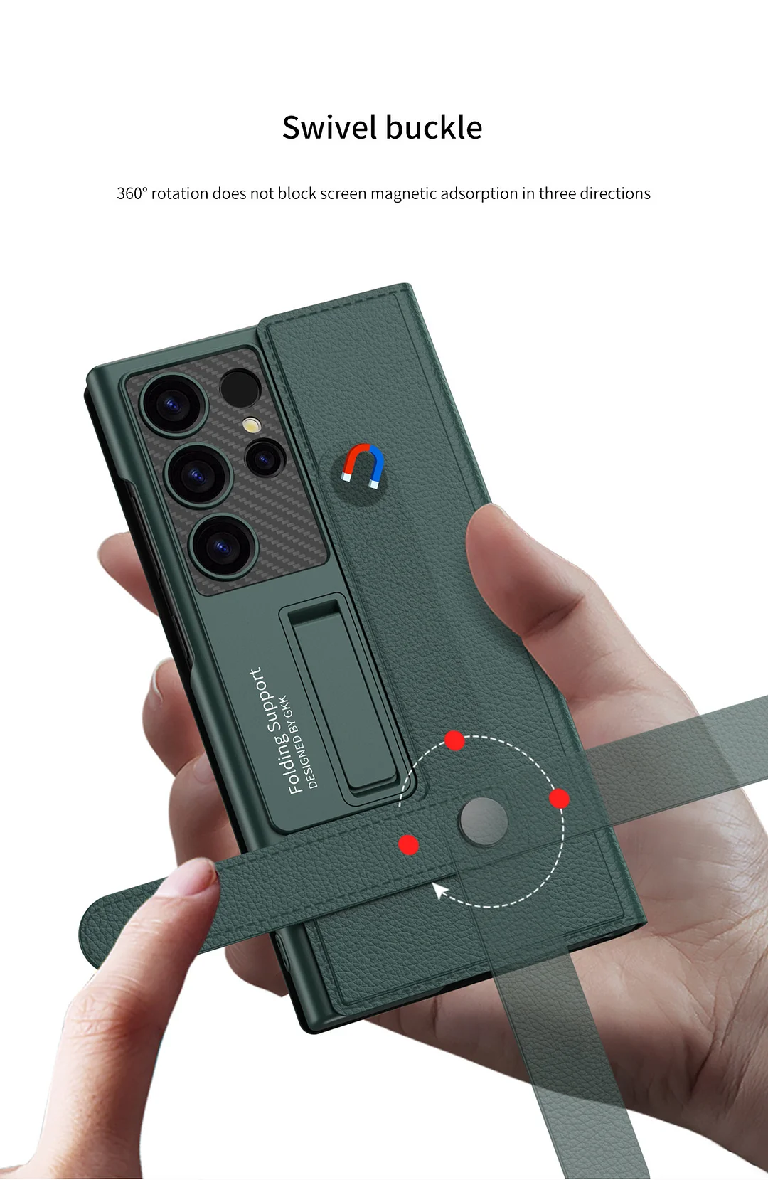 Suitable for Samsung S24/23 flip leather wallet style mobile phone case