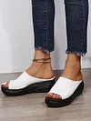 Women's Soft Leather Sole Arch Support Slippers Sandals