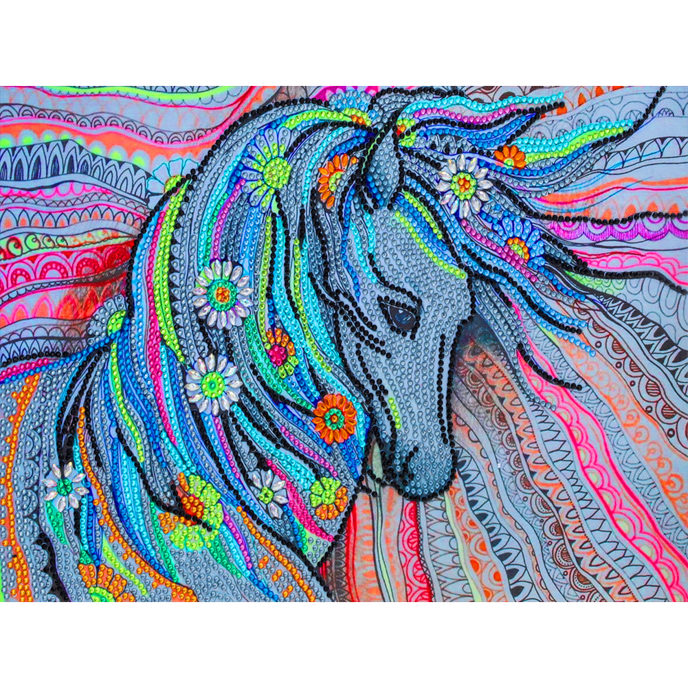 

Horse - Crystal Special Shaped Diamond Painting - 40*30CM, 501 Original